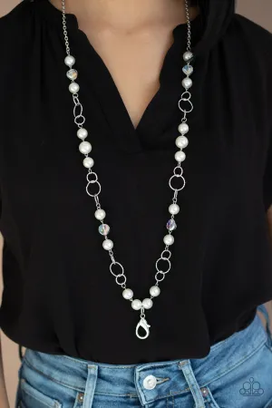 Prized Pearls - White - Earrings