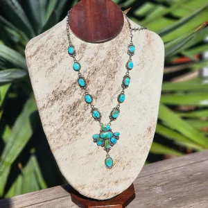 " Elle " Sonoran Gold Turquoise Necklace