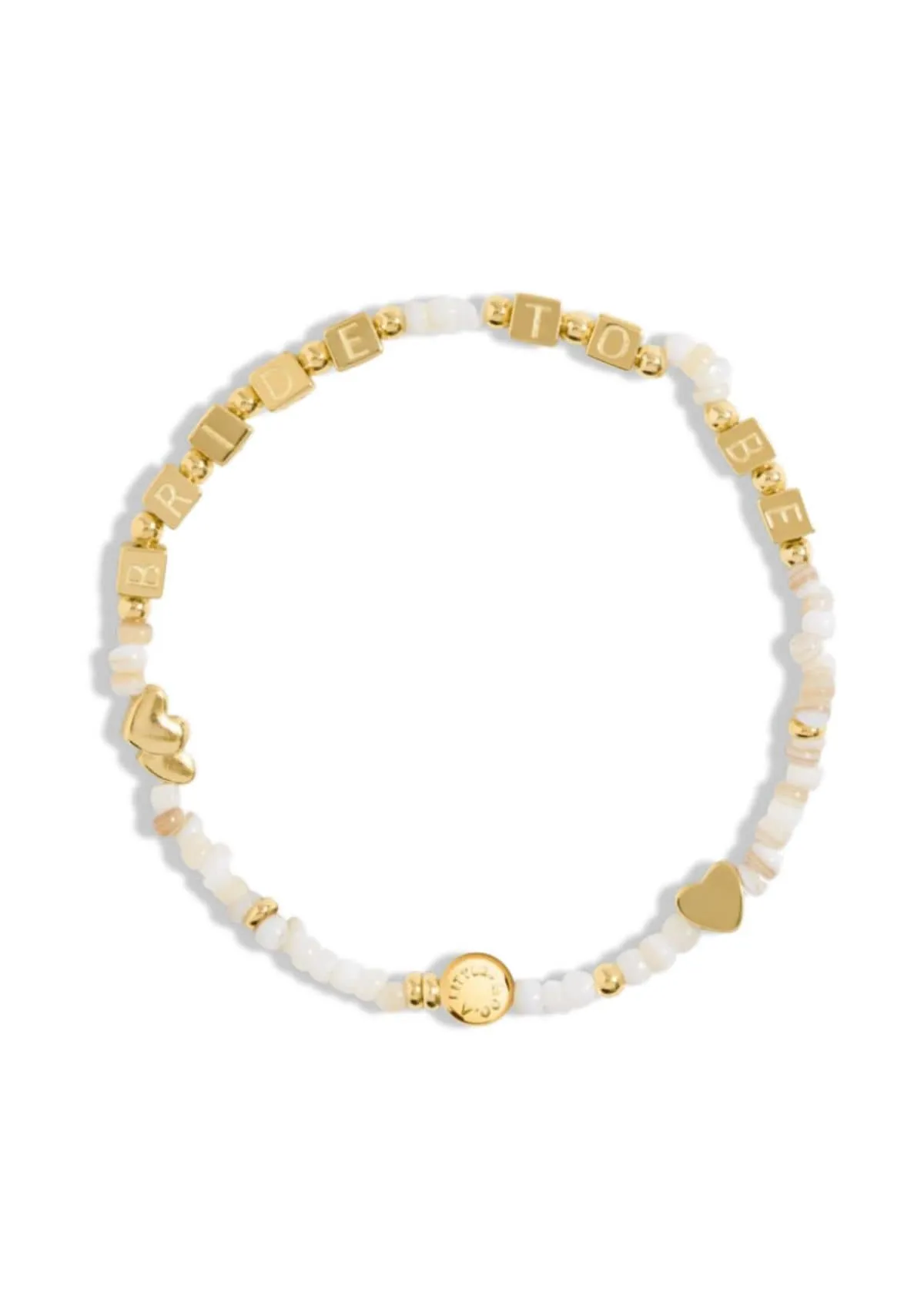 "Bride To Be" Gold Stretch Bracelet