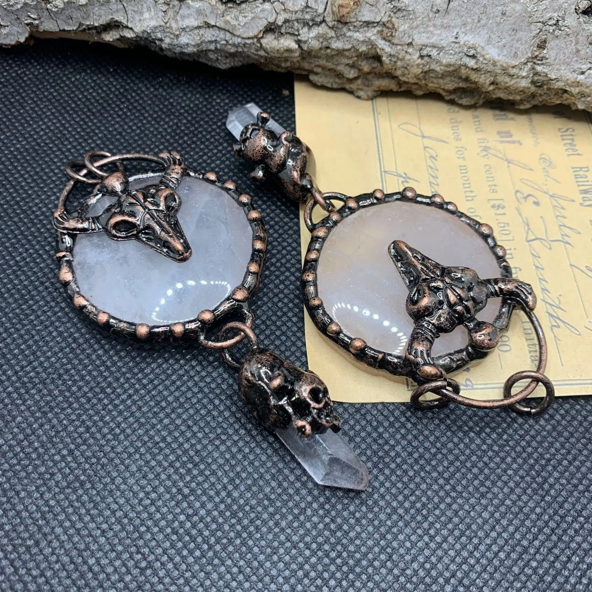 Rainbowbelle - Vintage Ox Head Pendant by The Nevermore