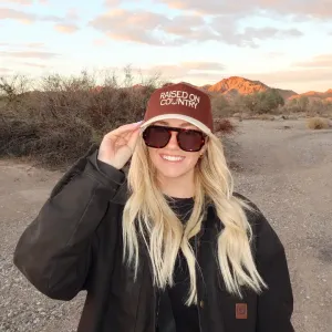 Raised On Country Embroidered Hat