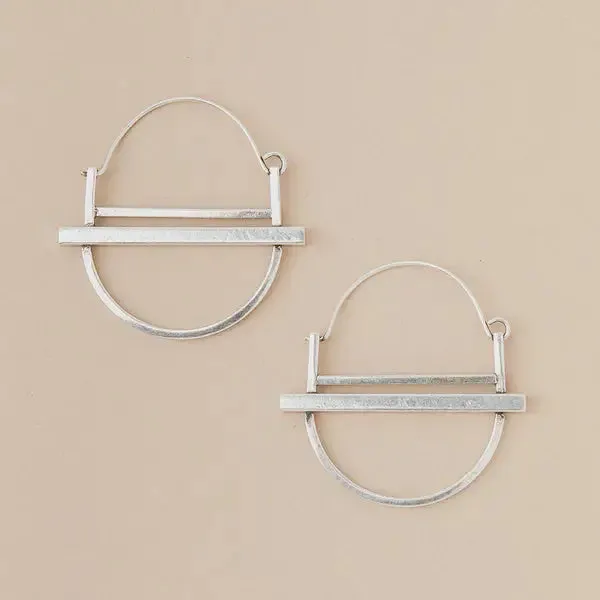 REFINED EARRING COLLECTION - SATURN HOOP