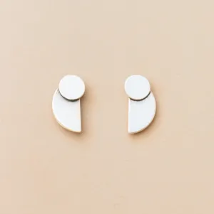 Refined Eclipse Stud/Sterling Silver