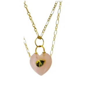 Rose Quartz Heart of Stone