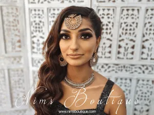 Royal Grey Chand Tikka Set