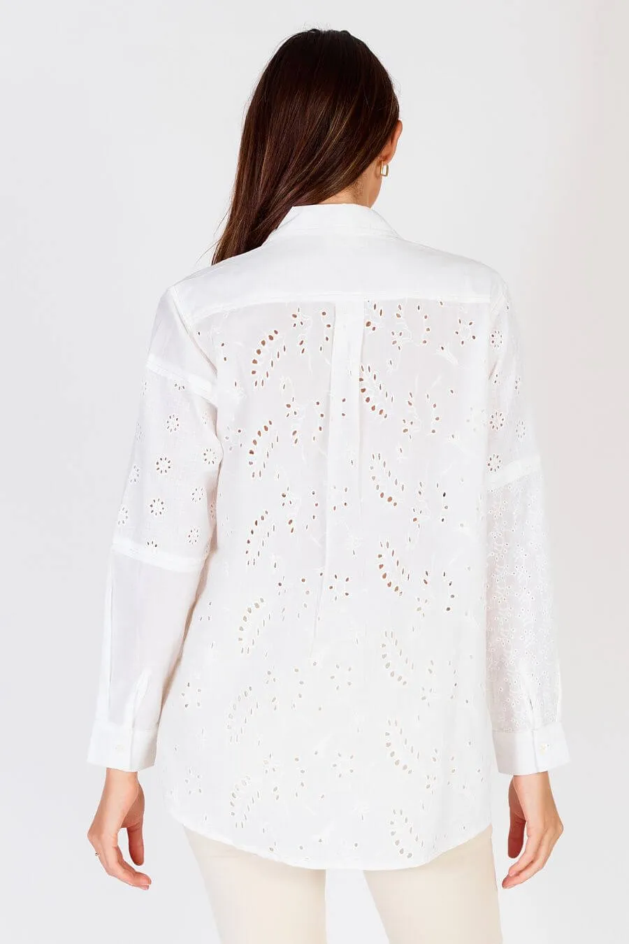 Ruby Ya Ya ASPEN Shirt in White