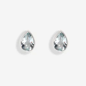 Seine Aquamarine Earrings | 9ct Gold
