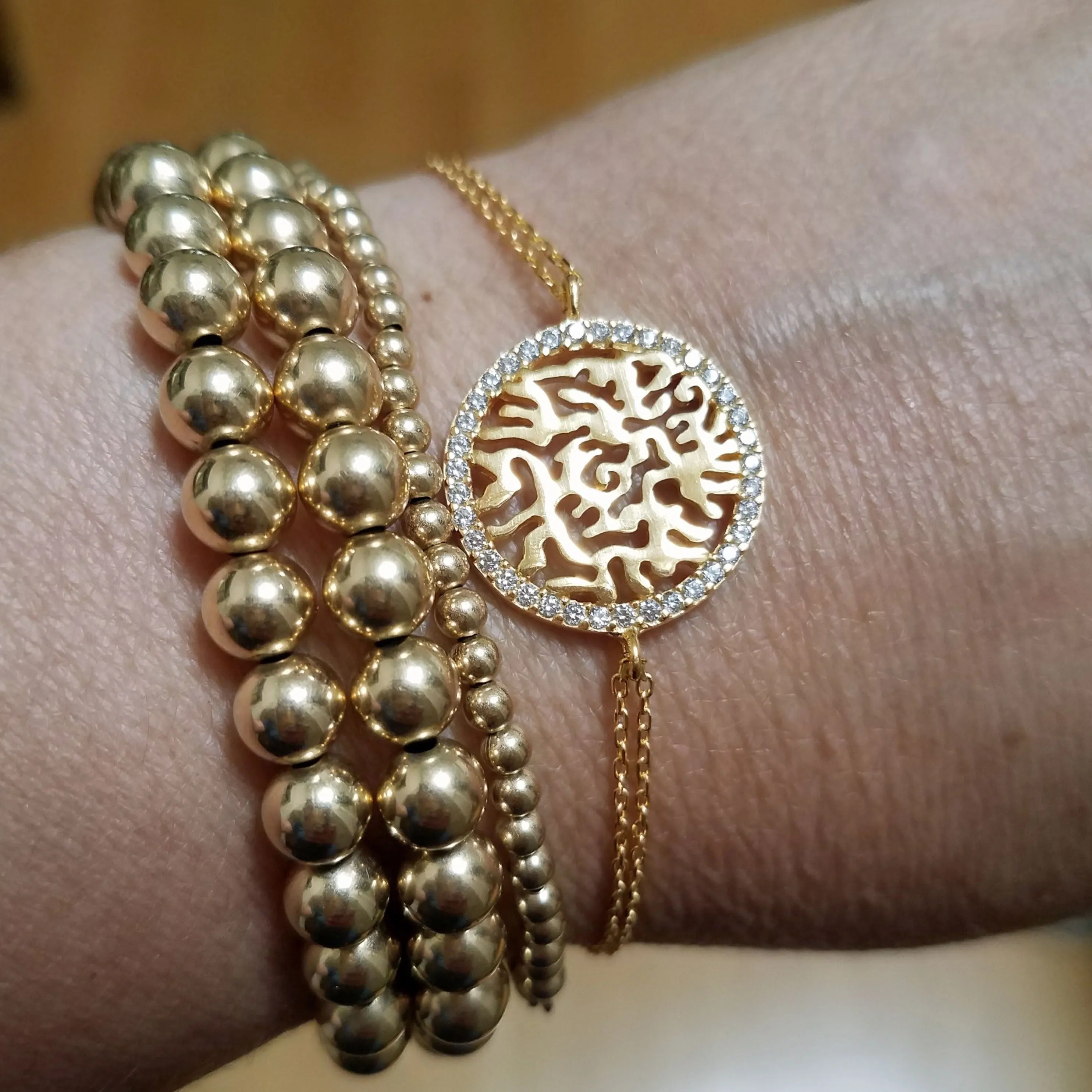 Shema Israel Hebrew Prayer Bracelet for Faith and Love