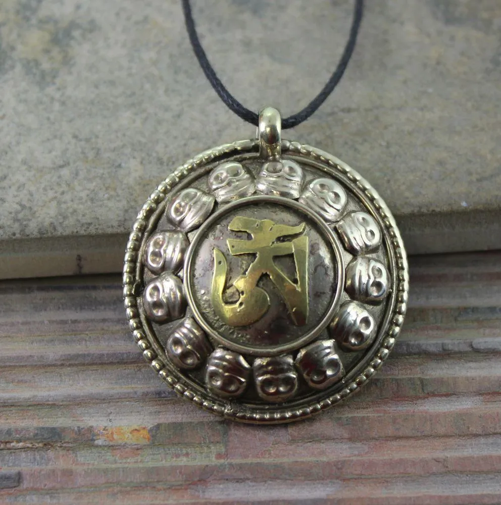 Skull OM Pendant