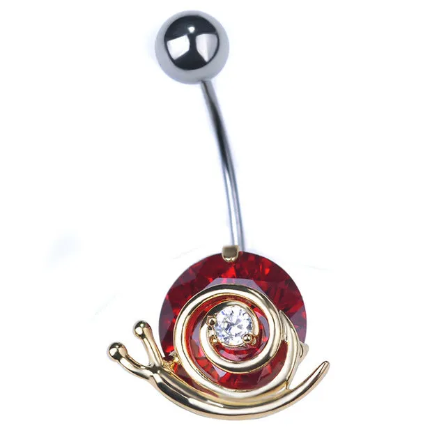 Snail Belly Button Rings