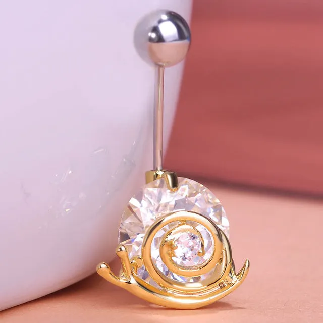 Snail Belly Button Rings