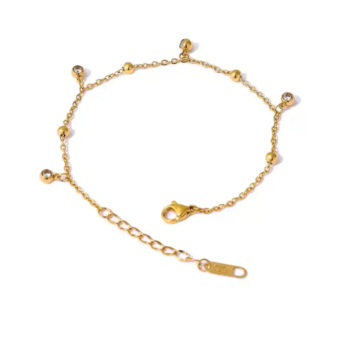 Snow Drops Bracelet - 18K Gold Coated