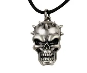 SPIKE SKULL HEAD PENDANT , C/60