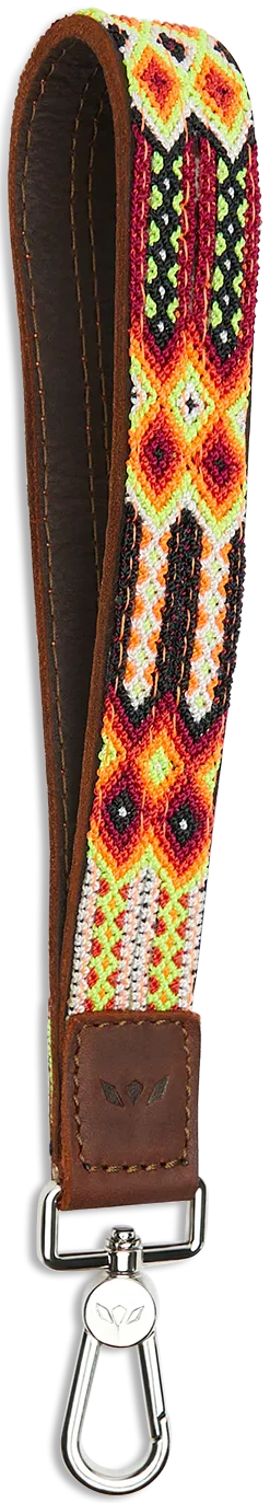 Sunrise Leather Wristlet Strap