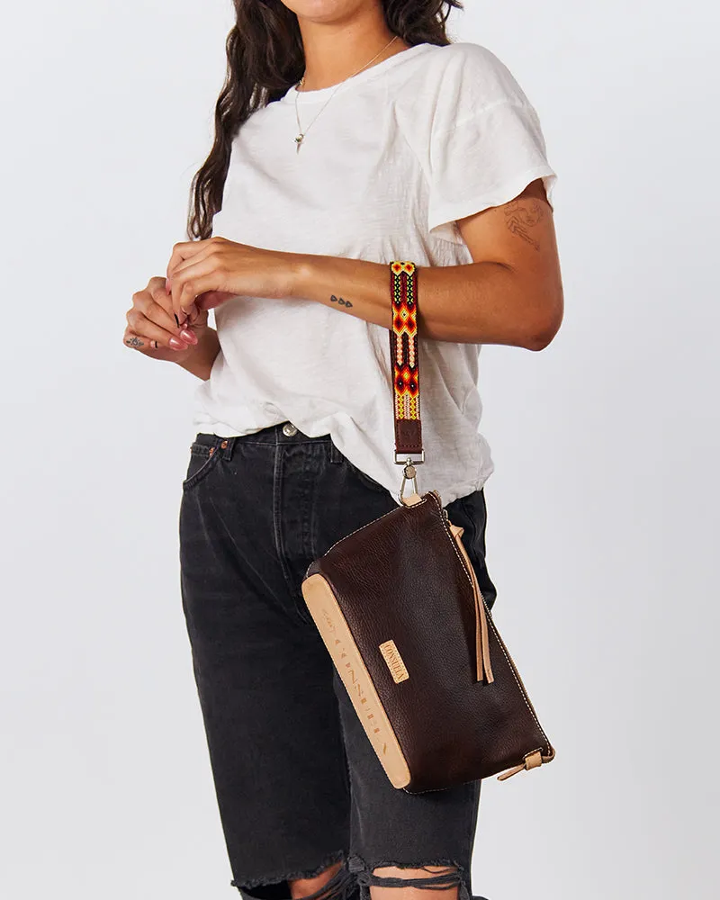 Sunrise Leather Wristlet Strap