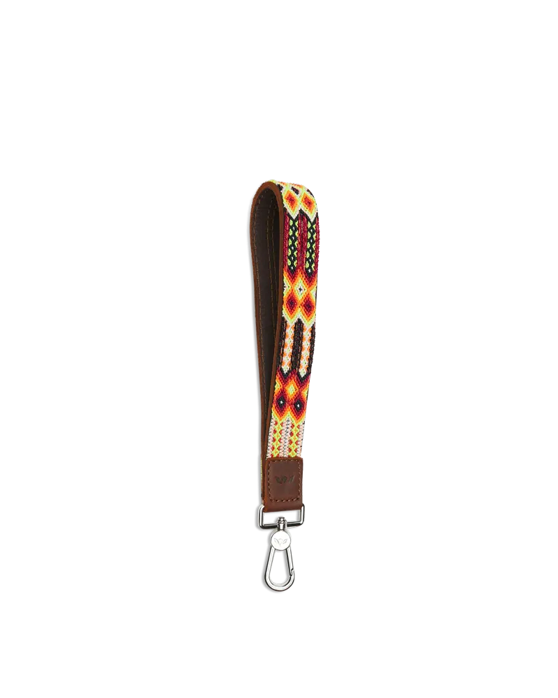 Sunrise Leather Wristlet Strap