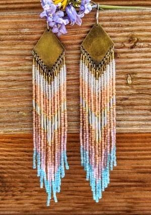 Sunset Strip Beaded Earrings