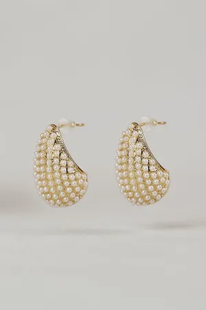 Tear Drop Earrings - Gold