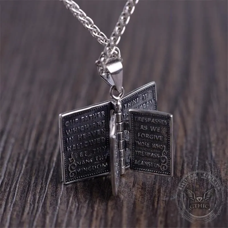 The Holy Bible Sterling Silver Pendant