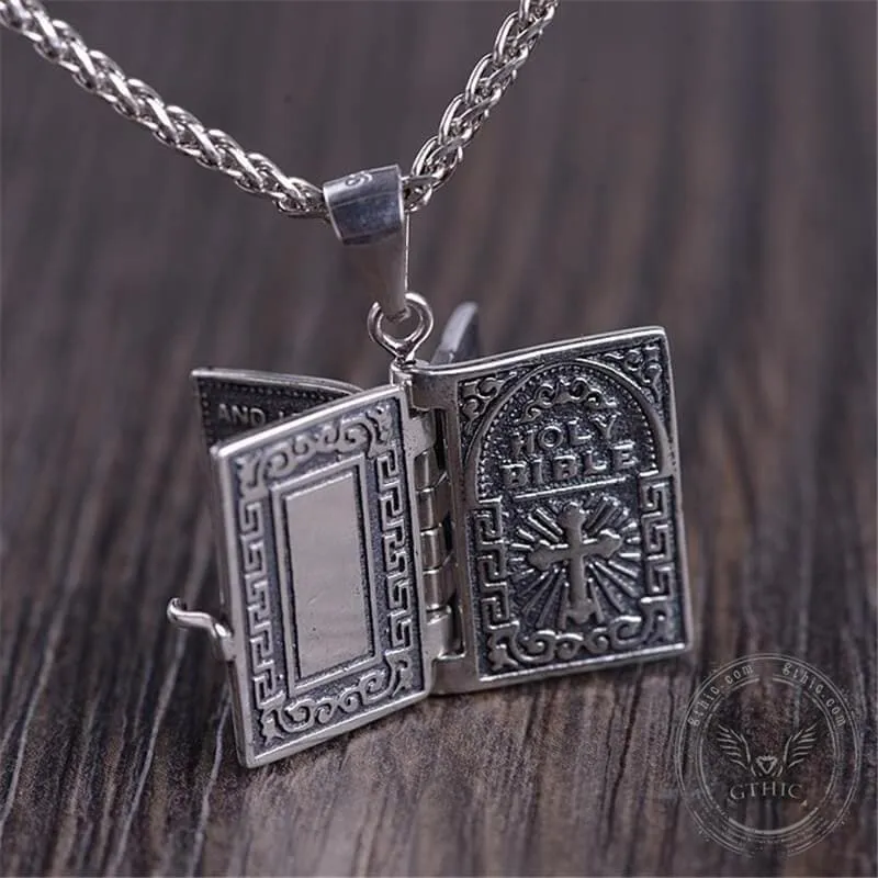 The Holy Bible Sterling Silver Pendant