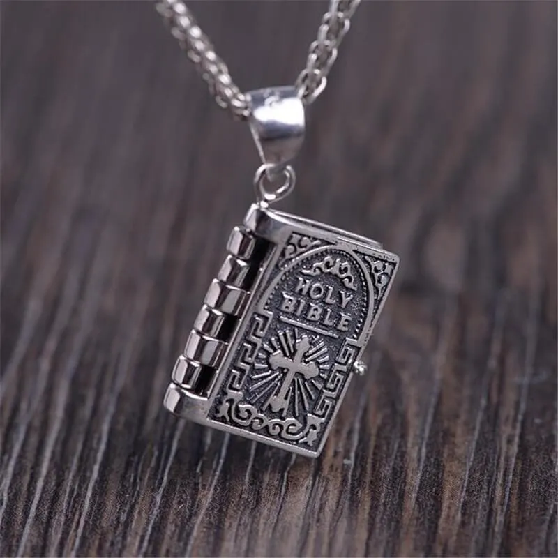 The Holy Bible Sterling Silver Pendant