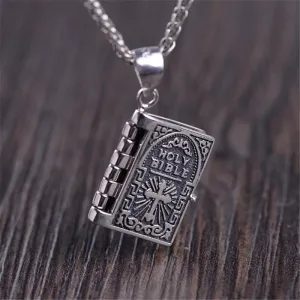 The Holy Bible Sterling Silver Pendant