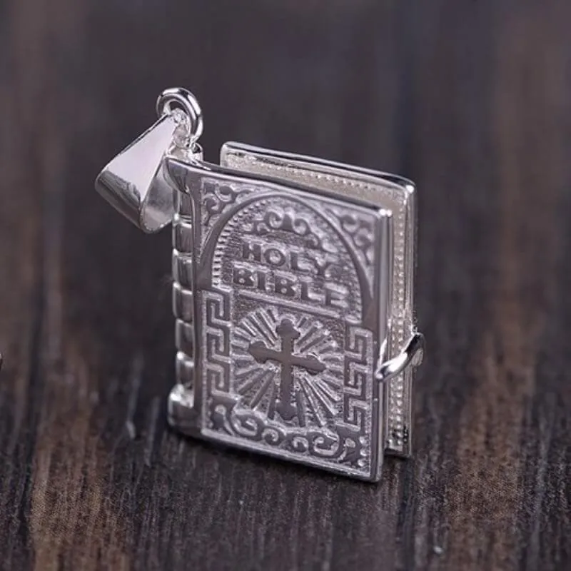 The Holy Bible Sterling Silver Pendant