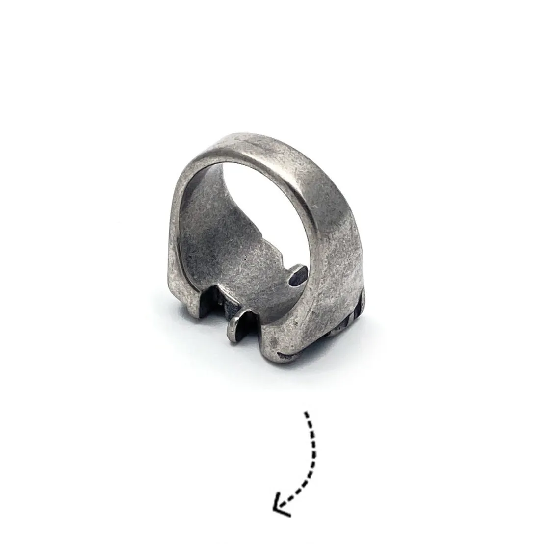 Trendy Street Ancient Silver Ring