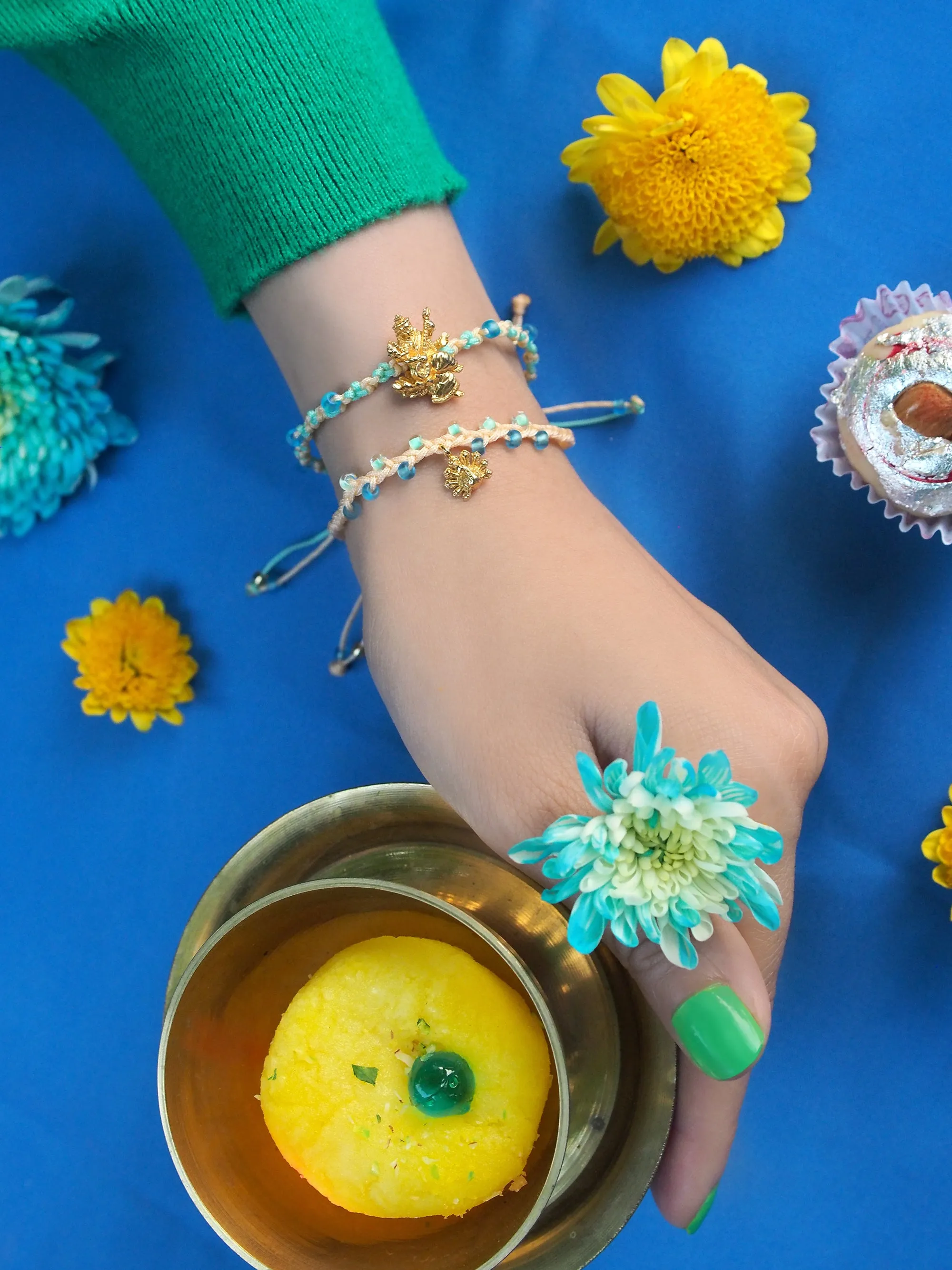 Tridevi Sarasvati Colorful SET Bracelets |  Favora - Trinity