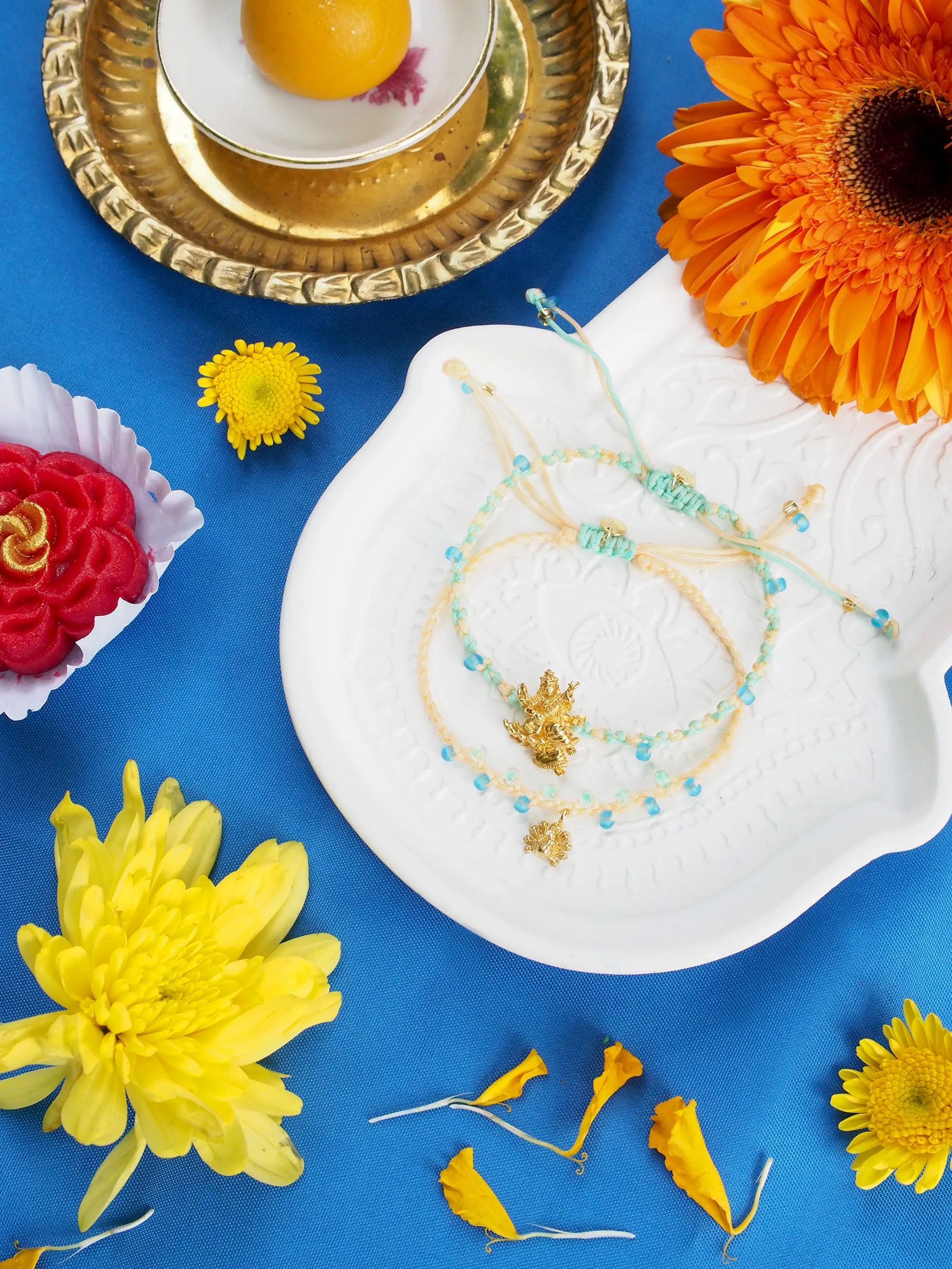 Tridevi Sarasvati Colorful SET Bracelets |  Favora - Trinity