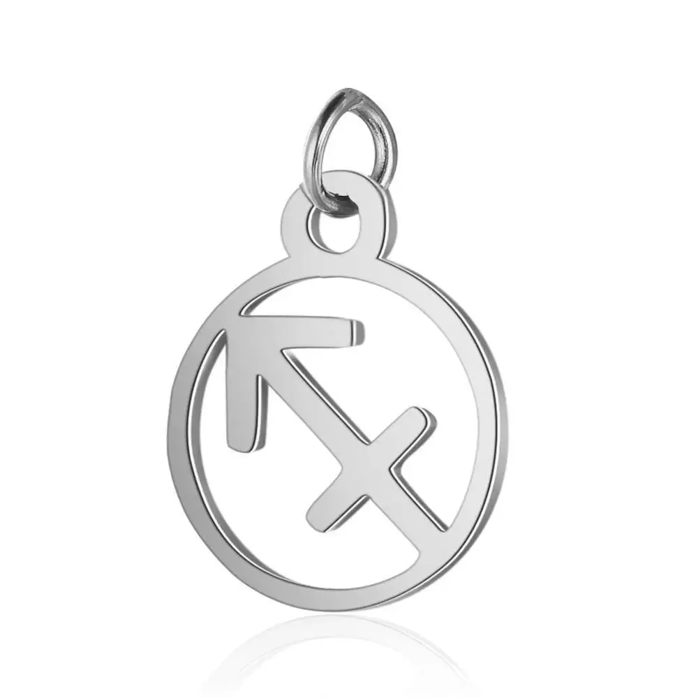 Twelve Zodiac Alloy Pendants