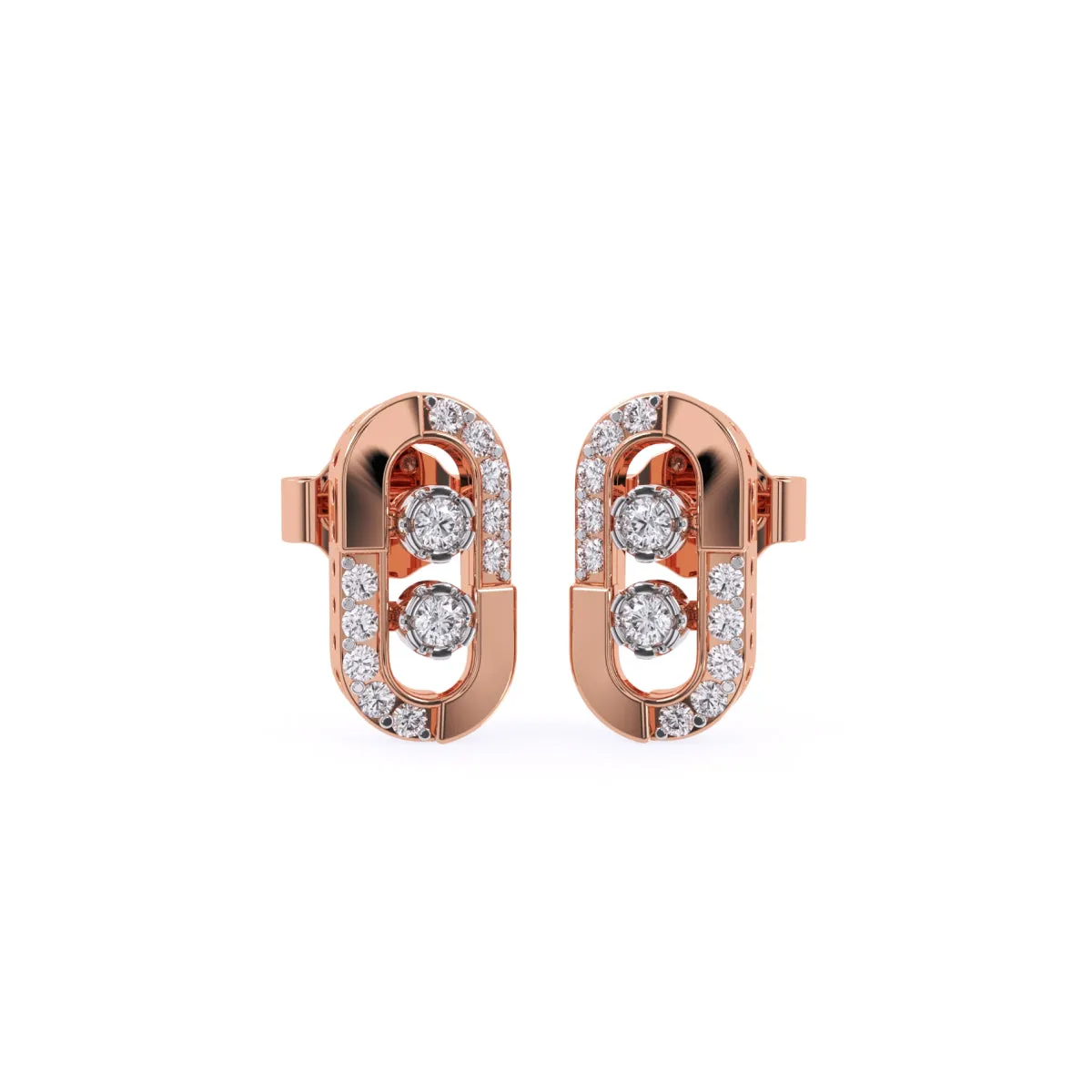 Unique Parentesi Diamond Pendant For Women