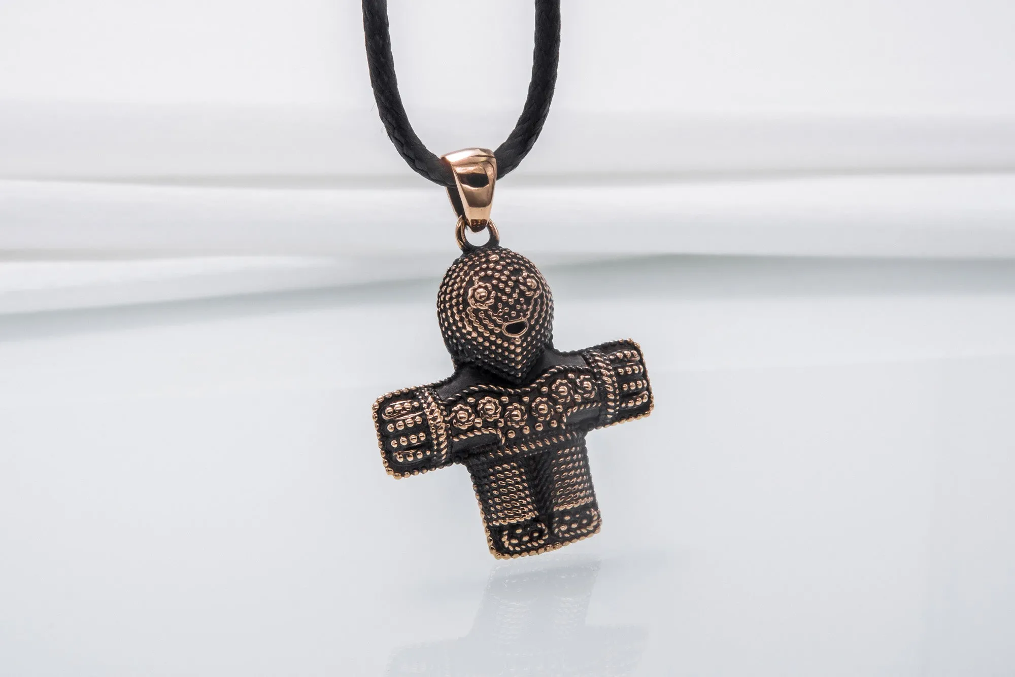 Viking Crucifix Pendant Bronze Unique Jewelry